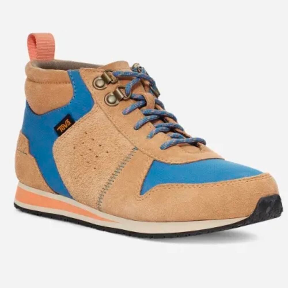 TEVA Women’s Highside '84 MID Retro Tan/Blue Sneakers Size 9